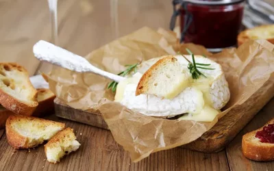 Camembert en boîte au barbecue