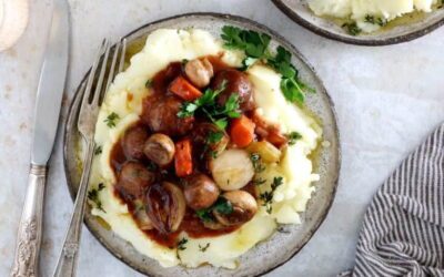 Bourguignon de champignons