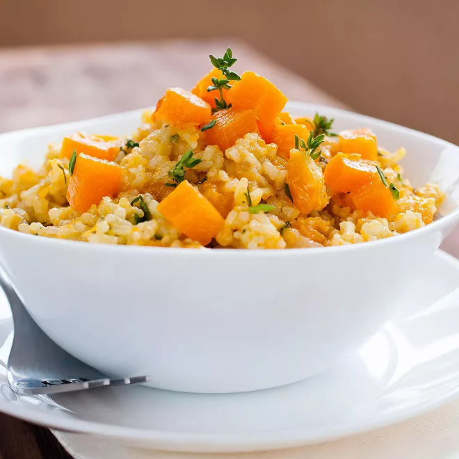 Risotto courge