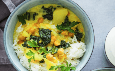 Curry végétarien au chou kale