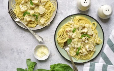 Pâtes à la crème de chou-fleur