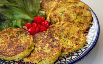 Galettes de courgettes et chou-fleur